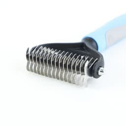 image-Stainless Double-sided Pet Brush Hair Removal Comb Grooming Dematting Dog Grooming Shedding Tools