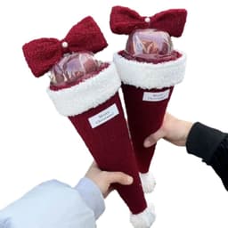 image-Christmas Gift Christmas Eve Single Bow Christmas Eve Fruit Bouquet