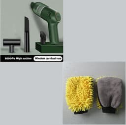 image-Mini Fashion Car High-Power Car Vacuum Cleaner