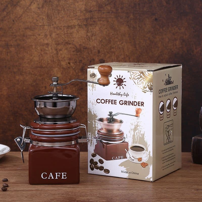 image-Portable Handheld Coffee Bean Grinder