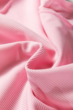 image-Pink Ribbed Long Sleeve Top - Exposed Seam Detail
