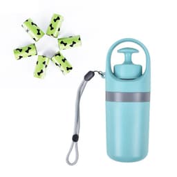 image-Portable Dog Poop Scooper, Sanitary Dog Waste Picker Upper With Bag Dispenser, Convenient Pet Waste Cleaner For Dog Walkers, Attachable To Dog Leash, Harness Or Waist