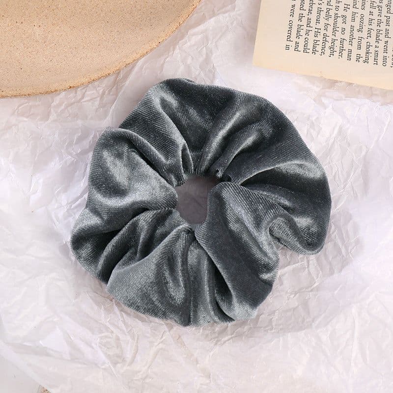 image-Flannel Hair Tie Hair Rope Amazon Velvet Fashion Ponytail Hair Accessories