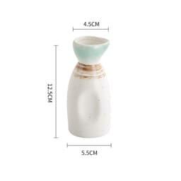 image-Japanese Style Ceramic Wine Pot - Handmade Baijiu Carafe