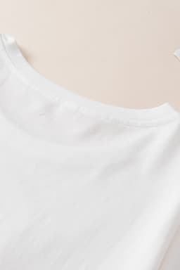 image-Moonlight Jade Colorblock Star Patched Half Sleeve Tee