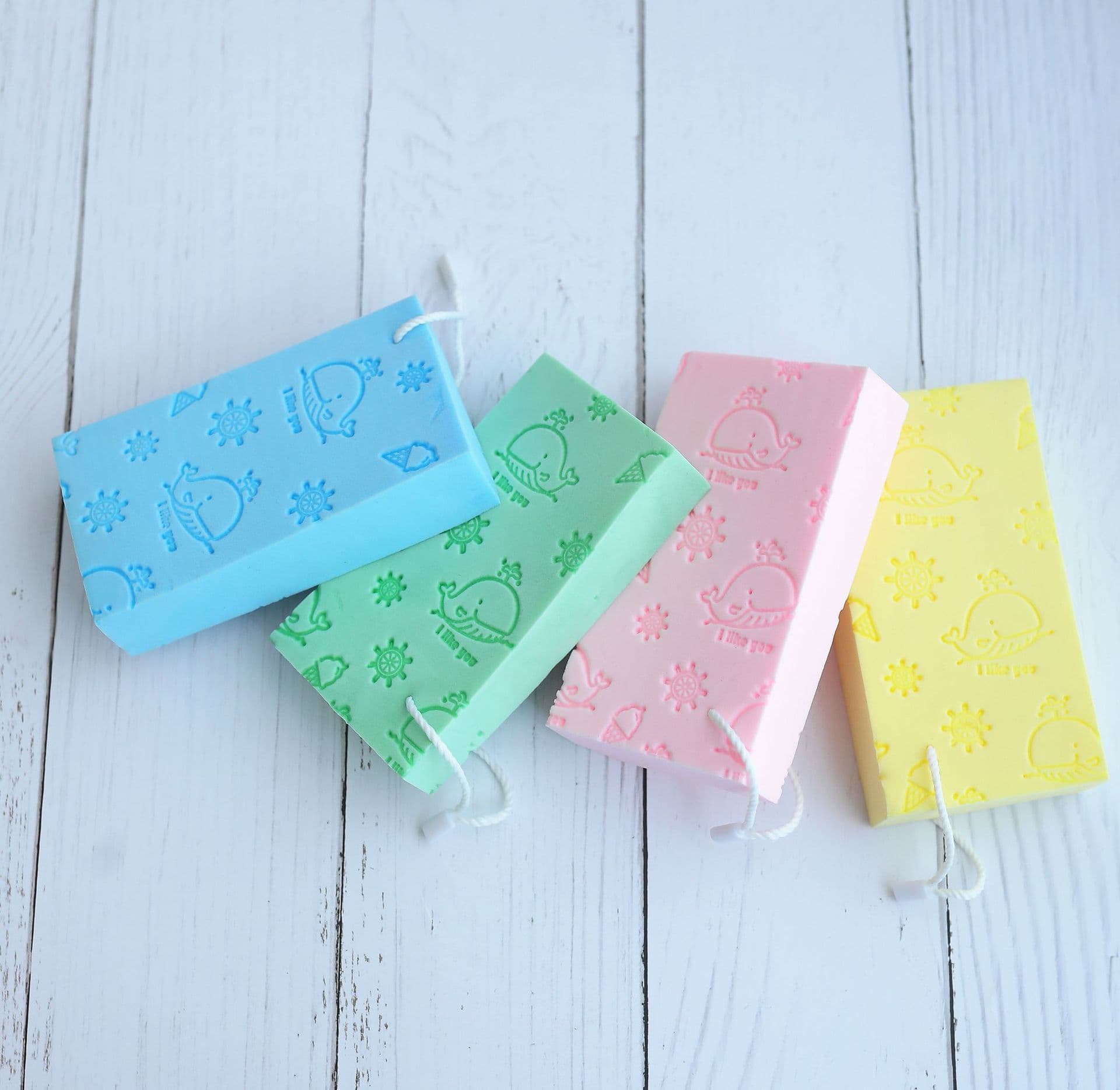 image-Baby Bath Sponge Cartoon Children's Cotton Rubbing Sponge Sponge
