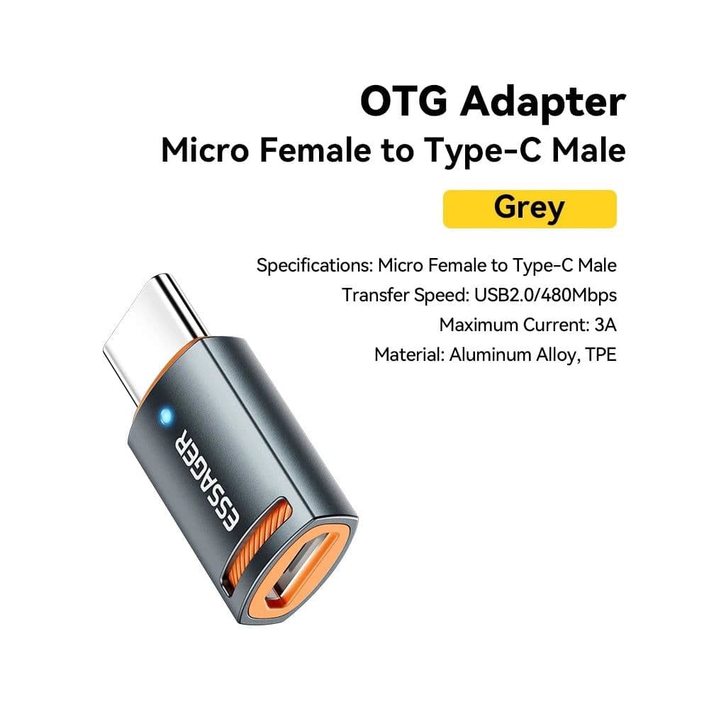 image-Essager USB3.0 OTG Adapter Type-C USB-A Micro Female to USB Micro iP Type-C Male Converter For Macbook Xiaomi iPhone OTG Adapter