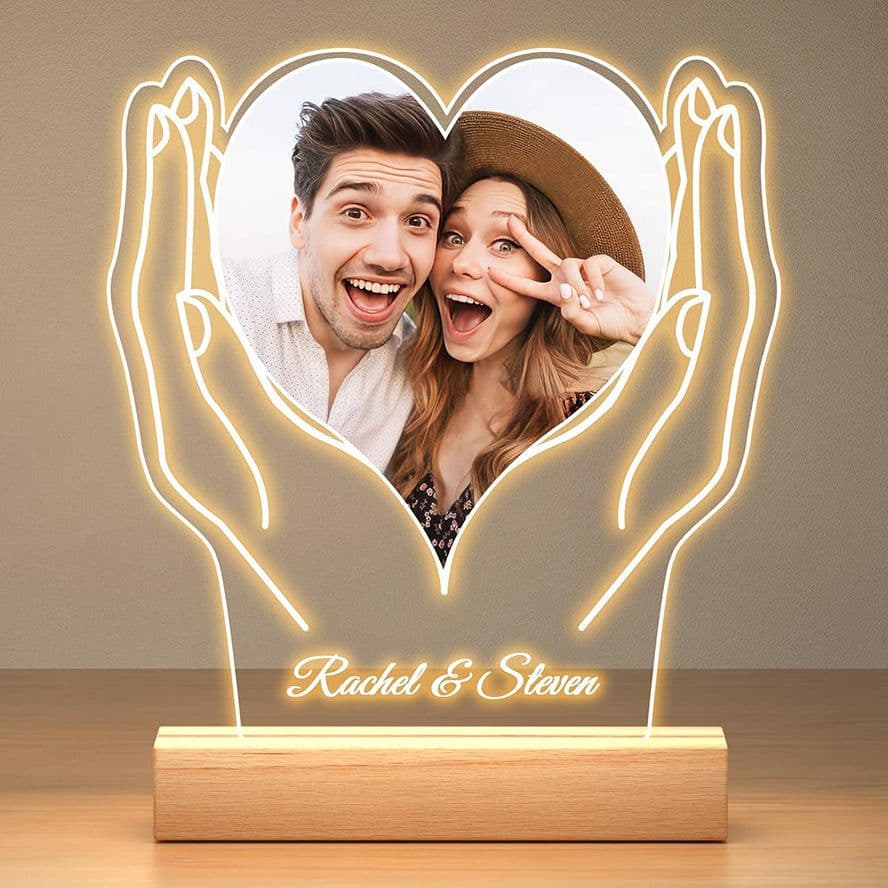 image-Valentine's Day Night Light Acrylic Color Printing Photo Personalized Ornament