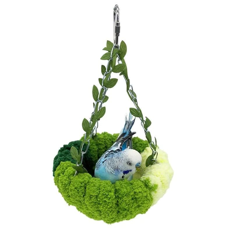 image-Forest Style Hammock Plush Hammock Bird Nest