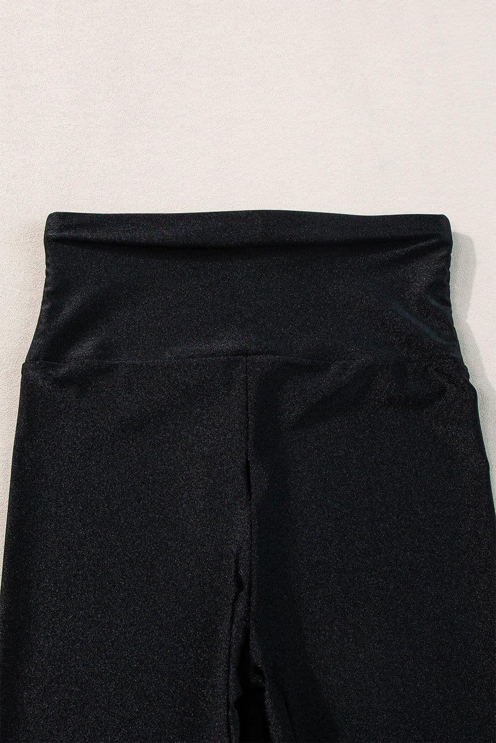 image-High Rise Tight Leggings with Waist Cincher - Black
