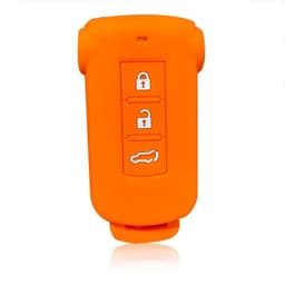 image-Silica Gel Car Key Cover Case For Mitsubishi Outlander 2014 Pajero Delica Key Holder Remote Control Case For Keychain Alarm