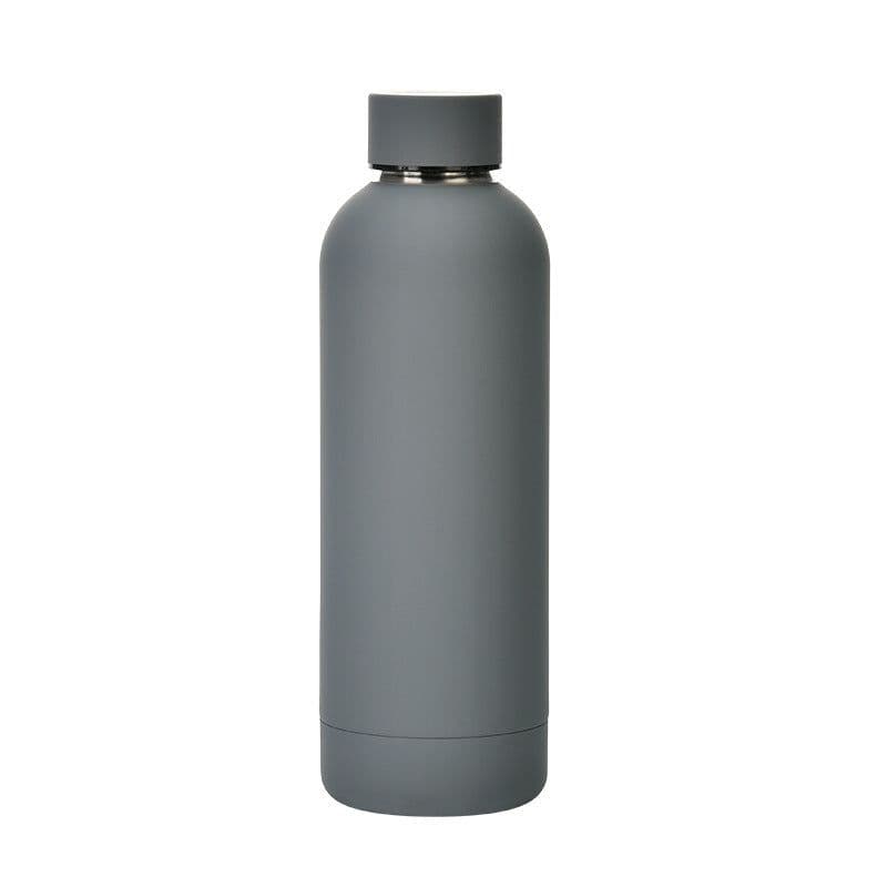 image-Portable Sports Water Cup Rubber Paint Insulation Cup