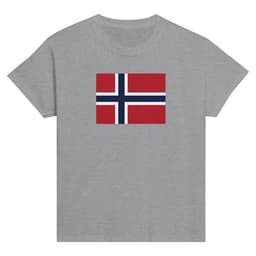 image-Drapeau de l'île Bouvet - T-shirt enfant classique ras du cou