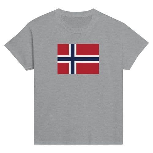 image-Drapeau de l'île Bouvet - T-shirt enfant classique ras du cou