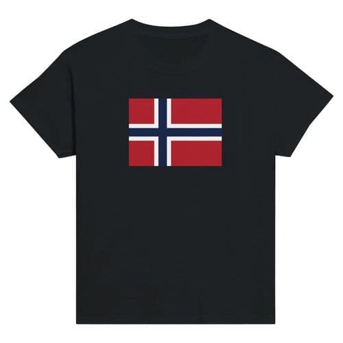 image-Drapeau de l'île Bouvet - T-shirt enfant classique ras du cou