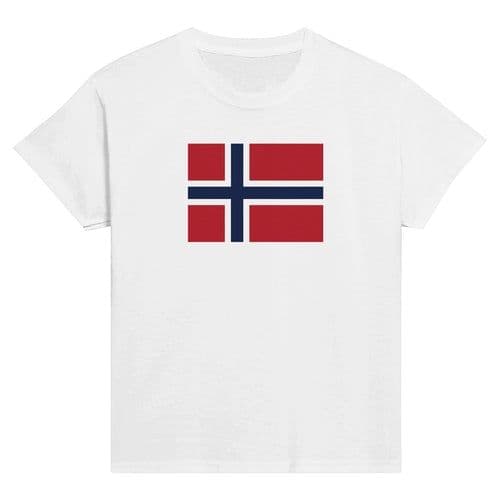 image-Drapeau de l'île Bouvet - T-shirt enfant classique ras du cou