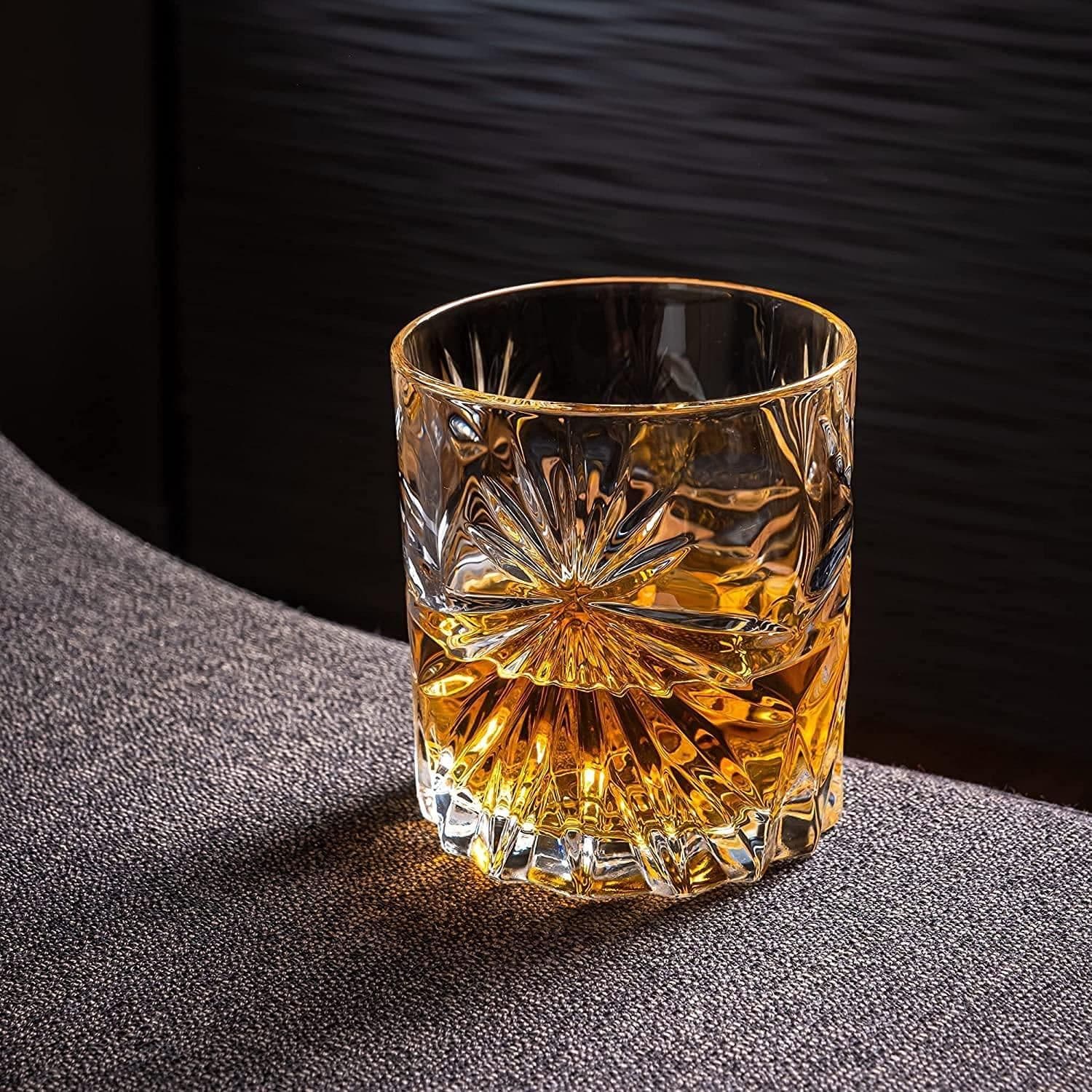 image-Whiskey Stones & Crystal Glass Gift Set - Soleil Tumbler (11.7oz)