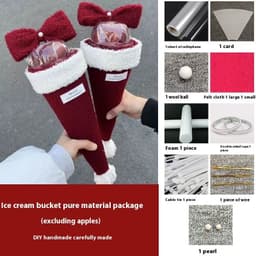 image-Christmas Gift Christmas Eve Single Bow Christmas Eve Fruit Bouquet