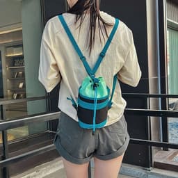 image-Outdoor Portable Sports Water Cup Bag Handbag Crossbody Water Bottle Pouch