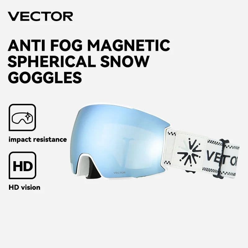 image-VECTOR Ski Goggles Men Snowboard Glasses Women Winter Outdoor Snow Sunglasses UV400 Double Layers Lens Anti-Fog Skiing Goggles