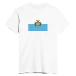 image-Drapeau de Saint-Marin - T-shirt ajusté pour homme | Next Level 3600
