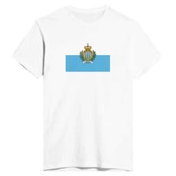 image-Drapeau de Saint-Marin - T-shirt ajusté pour homme | Next Level 3600