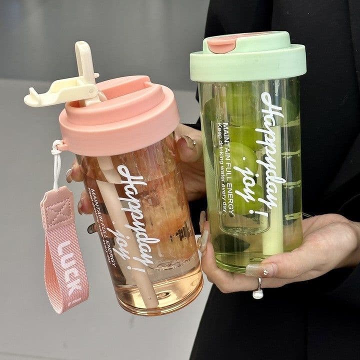 image-Plastic Water Cup Scented Tritan High Temperature Resistant Large Capacity Cup