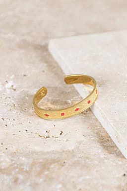 image-Bracelet Adriana rouge tangerine