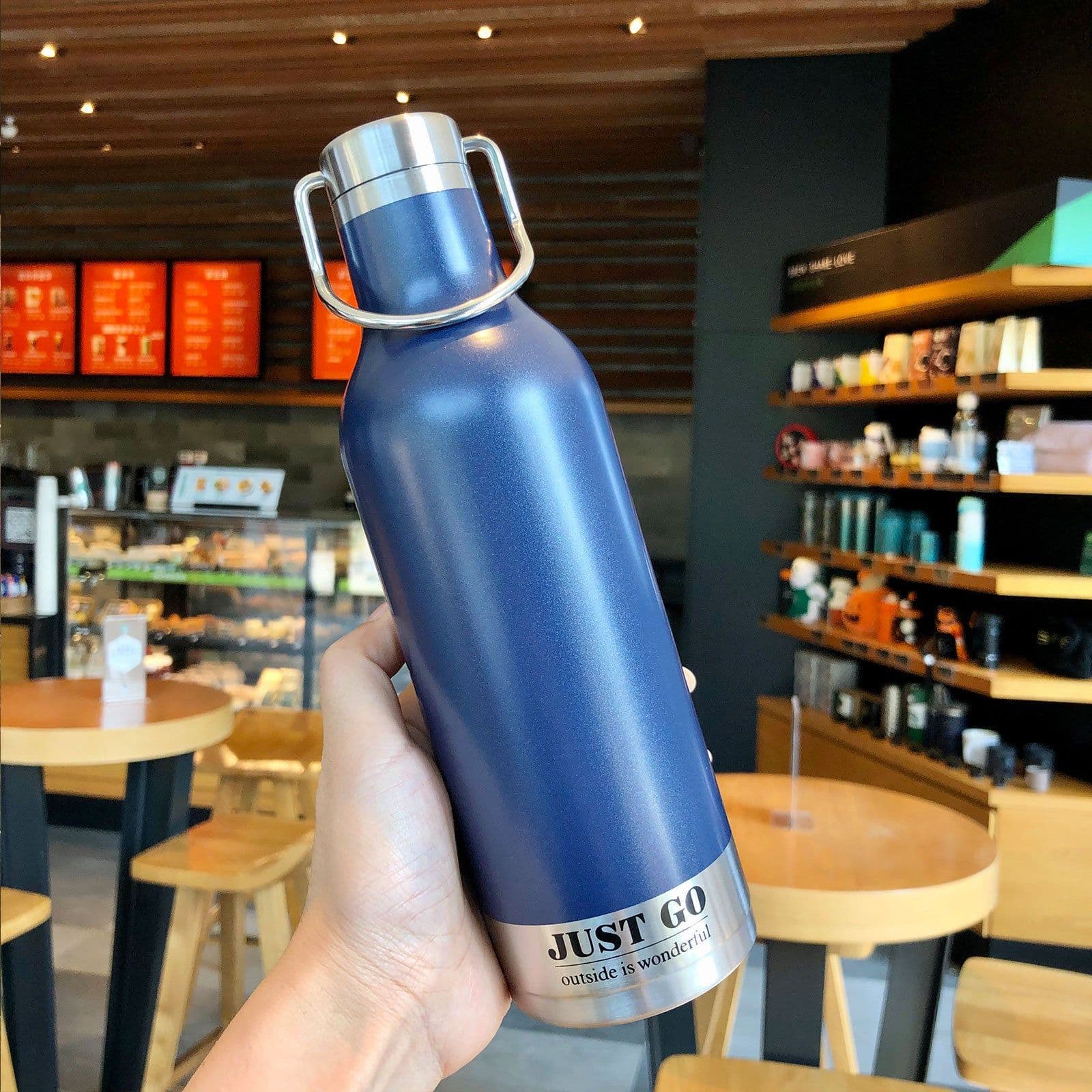 image-Simple And Portable Stainless Steel Water Cup