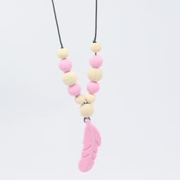 image-Baby Soothing Teether Protects Safety Baby Teether Necklace