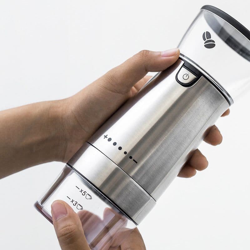 image-Electric Coffee Grinder Stainless Steel Hand Grinder