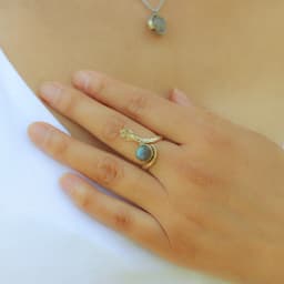 image-Bague “Guérison magique” en Labradorite et Argent 925