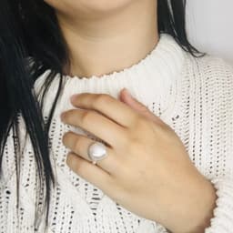 image-Bague “Apaisement et Spiritualité” en Perle et Argent 925