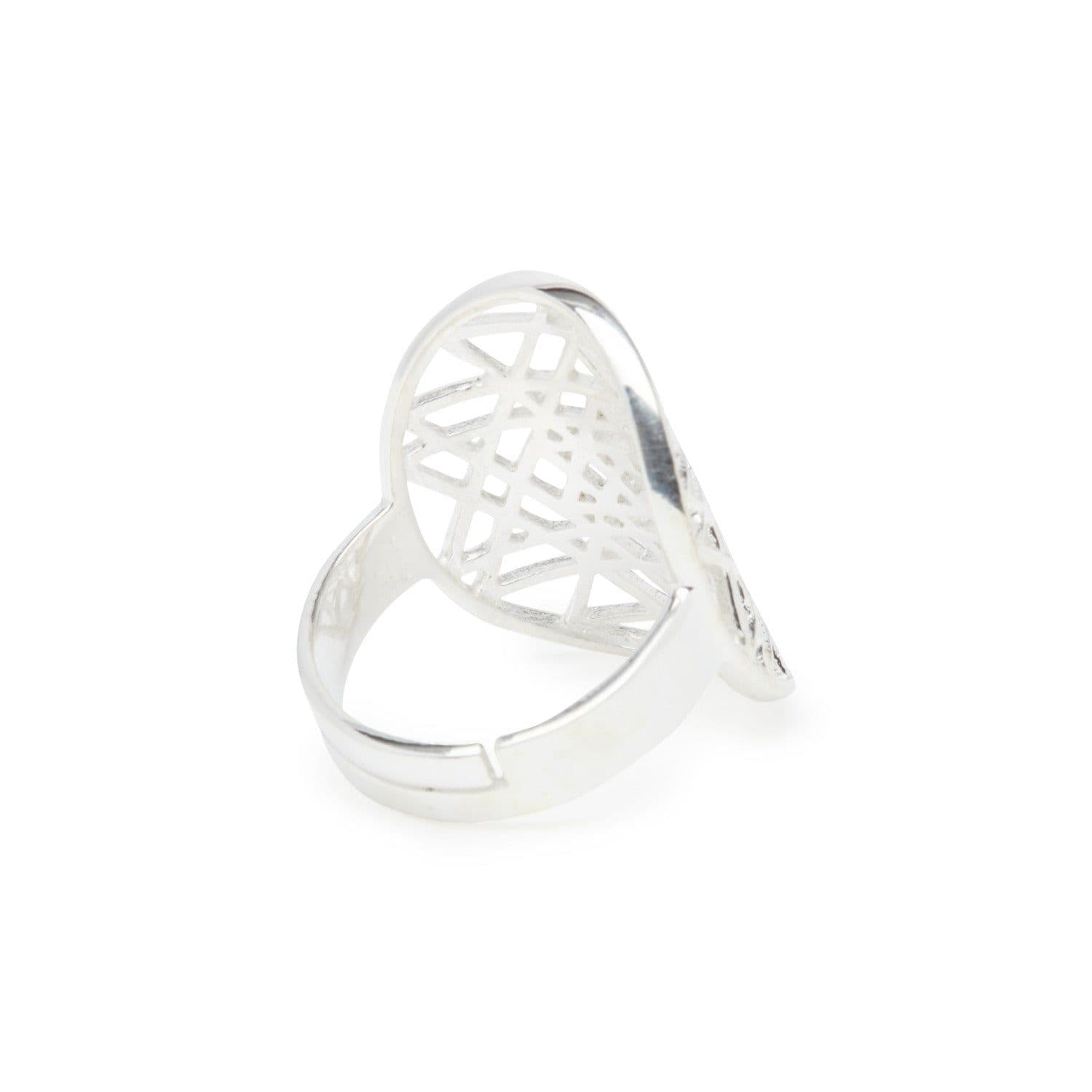 image-Bague Sri Yantra en Argent 925 ou Or Jaune