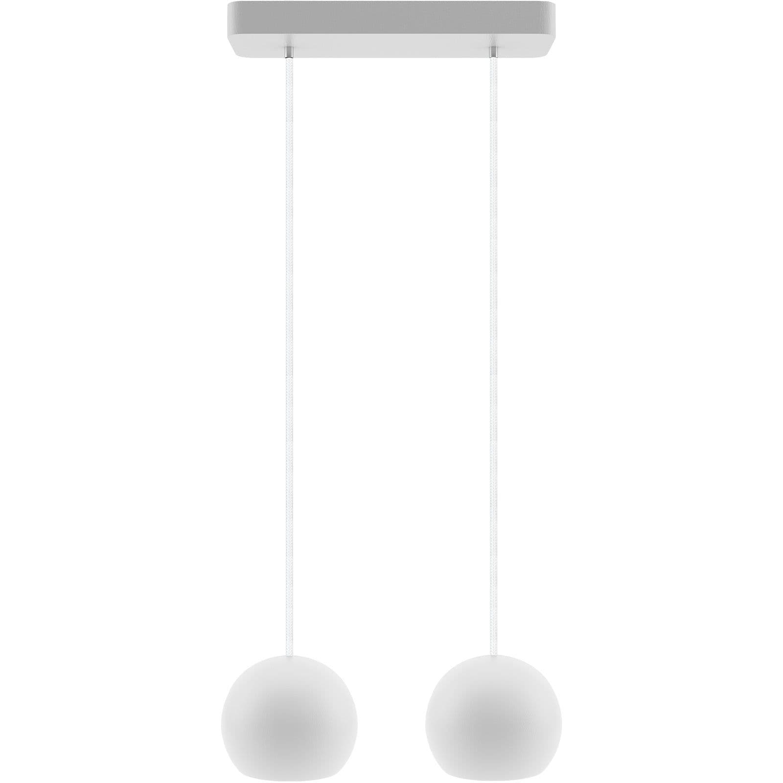 image-Hanging lamp white Balli Balle 2p