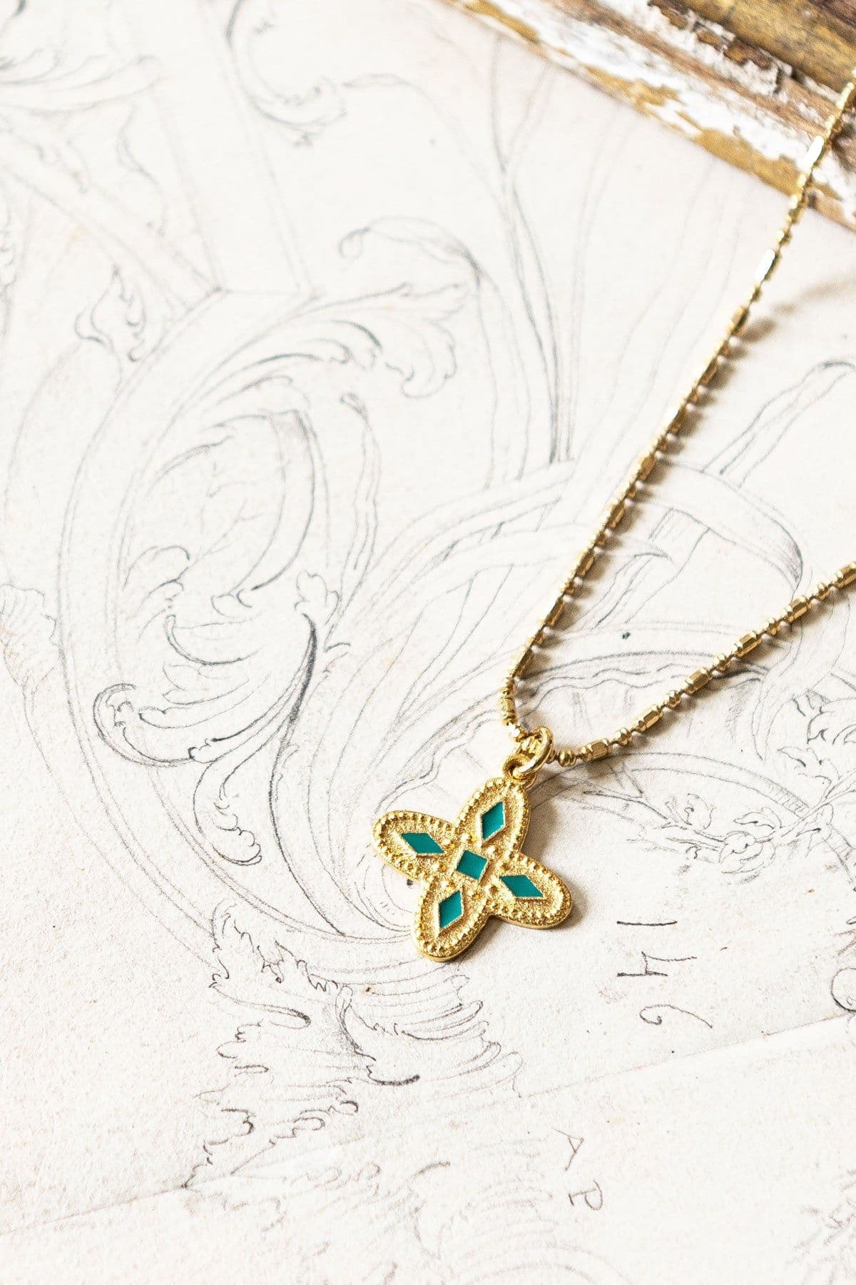 image-Médaille Adriana vert émeraude