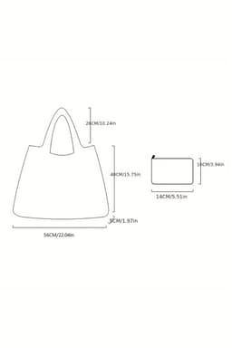 image-Bluing Large Foldable Christmas Reusable Tote Bag