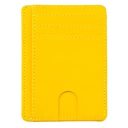 image-THINKTHENDO Slim RFID Blocking Leather Wallet Credit ID Card Holder Purse Money Case for Men Women 2020 Fashion Bag 11.5x8x0.5cm