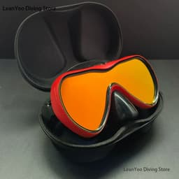image-New Water Sports Adult Scuba Swimming Mask with Mirror Coating Lens UV Protection Mask Diving For Man Women