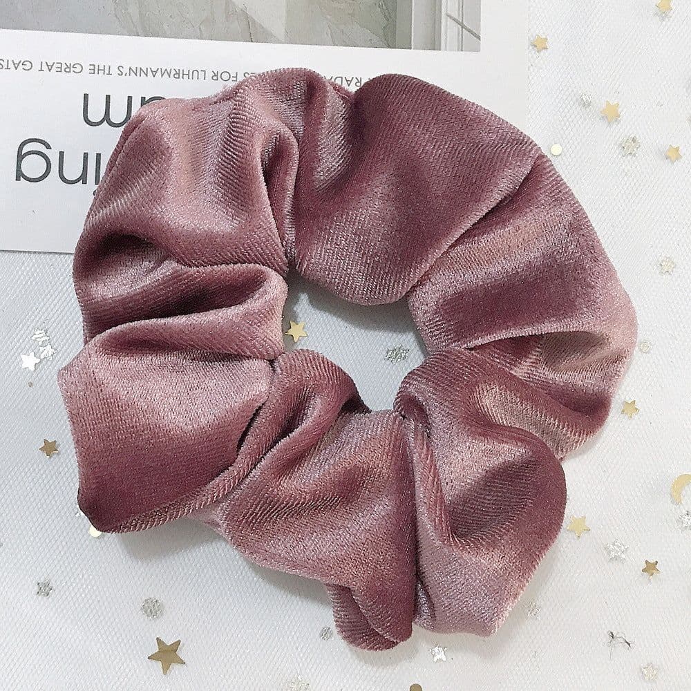 image-Flannel Hair Tie Hair Rope Amazon Velvet Fashion Ponytail Hair Accessories