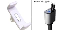 image-Car Phone Holder For Phone In Car Air Vent Mount Stand No Magnetic Mobile Phone Holder Universal Gravity Smartphone Cell Support