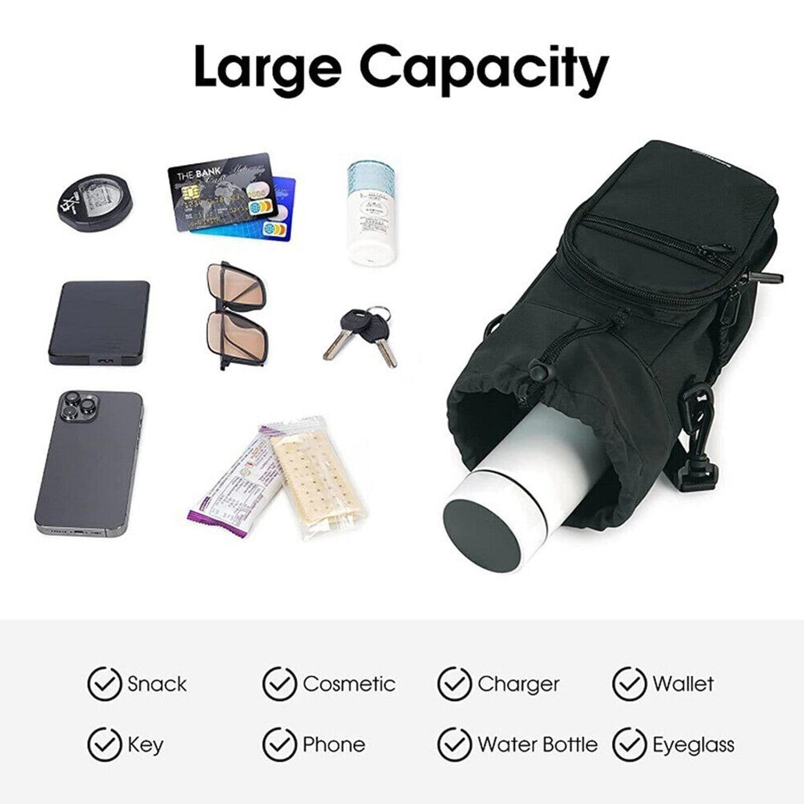 image-Water Bottle Pouch Water Bottle Shoulder Bag Water Cup Bag Crossbody Kettle Cover