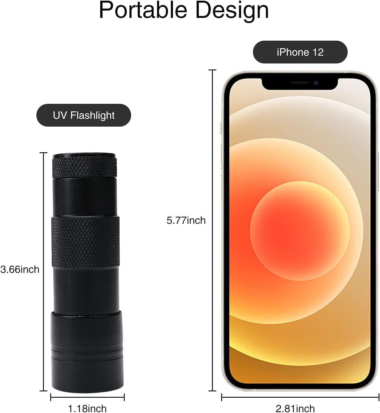 image-UV Flashlight LED Handheld Blacklight Flashlight Mini Light Torch Detector For Dog Pet Urine Stains Bed Bugs And Scorpions Batteries Not Included