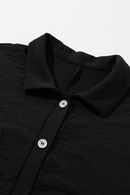 image-Black Half Button Collared Romper