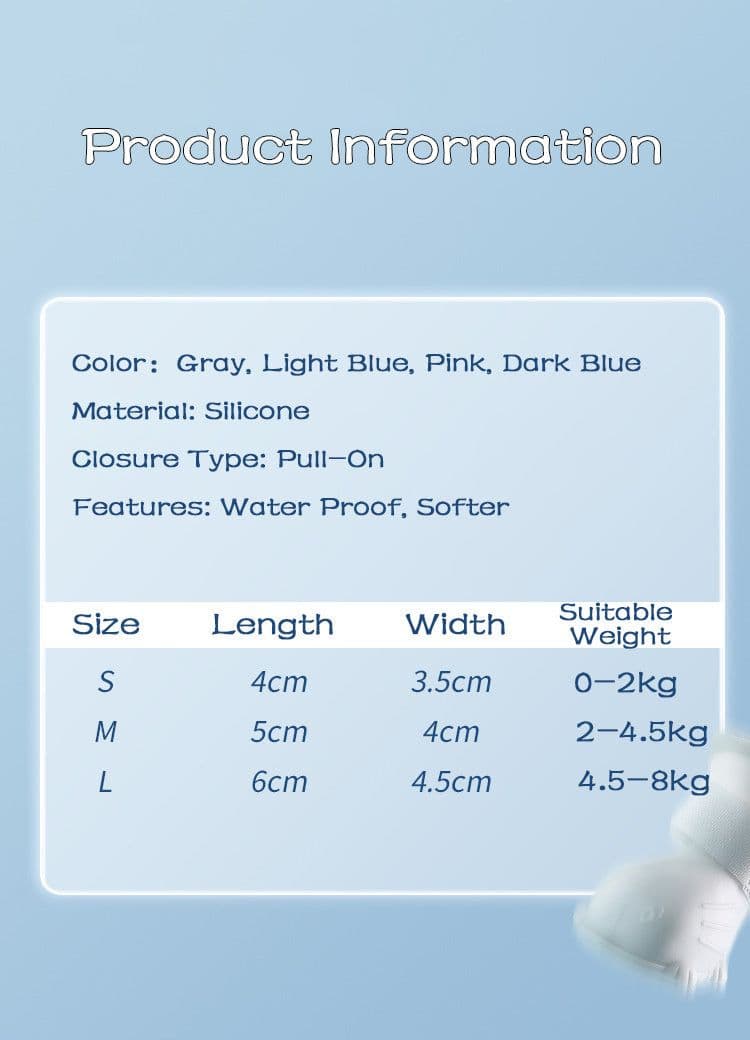 image-Dog Rain Boots 4Pcs Pet Dog Puppy Warm Waterproof Silicone Non-Slip Rain Boots Footwear Shoes Dog Cat Pet Toy Dog Rain Boots Dog Rain Shoes, Cat Rain Boots, Waterproof Foot Cover, Soft Bottom Shoes