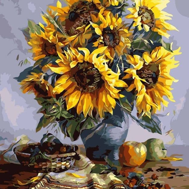 image-Oil Painting Digital Diy Hand-painted Filling Decorative Painting