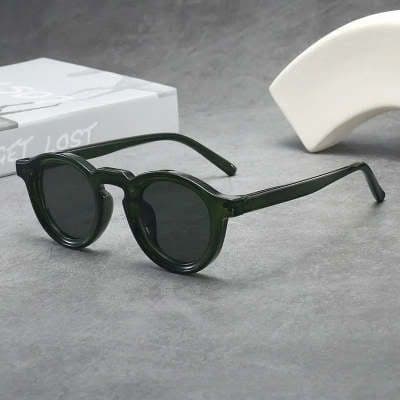 image-Retro Round Small Frame High Sense Men's And Women's Sunglasses