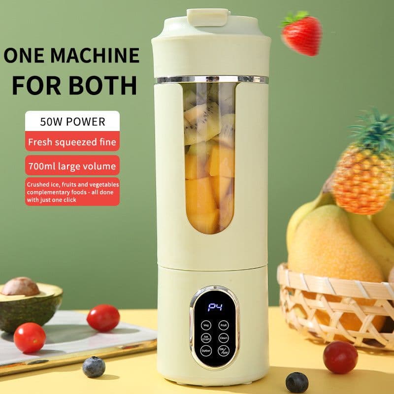 image-Portable Rechargeable Juice Blender - 600mL Compact Smoothie Maker