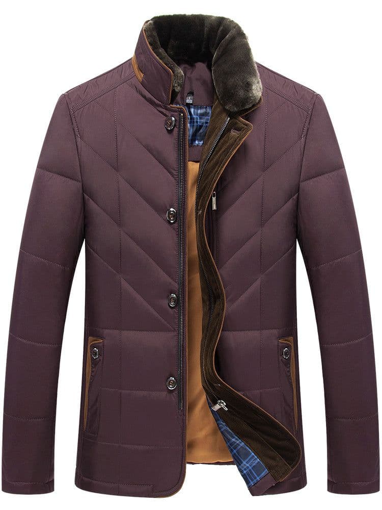 image-Middle-aged And Elderly Padded Jacket Father Winter Clothes