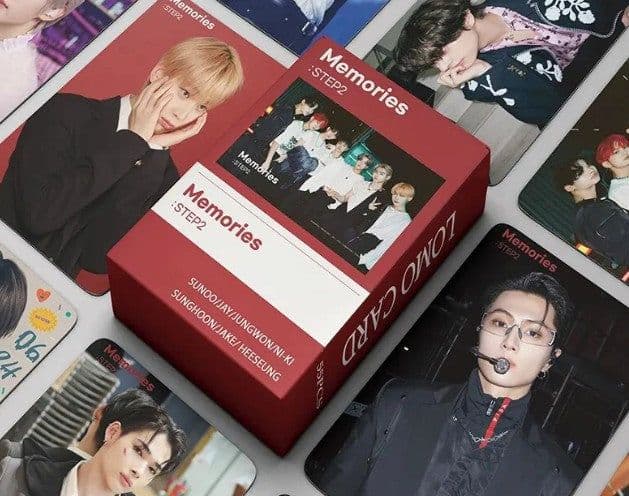 image-In stock 55 E-group photo cards DARK BLOOD cards JAY JUNGWON JAKE